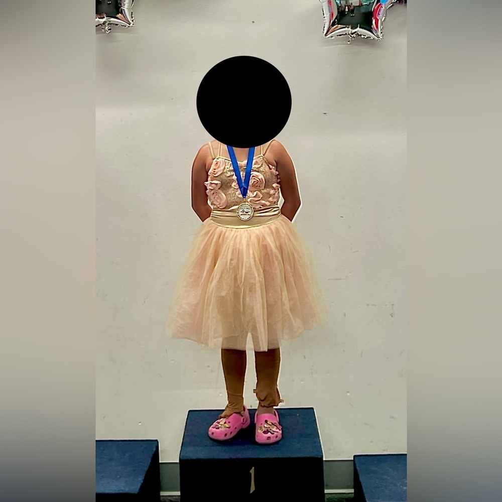 Pink figure skating dress child s/m